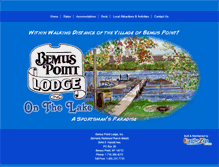 Tablet Screenshot of bemuspointlodge.com